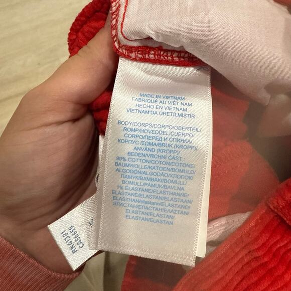 Ralph Lauren Baby Kids Red Holiday Corduroy Pants Jeans Size 9M - Picture 4 of 5